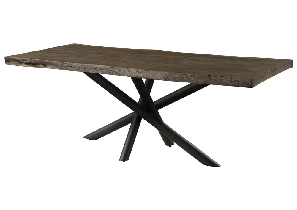 Top-Angebot Baumtisch Mango 180x90x76 grau lackiert / Mikado-Beine anthrazit matt FREEFORM 5
