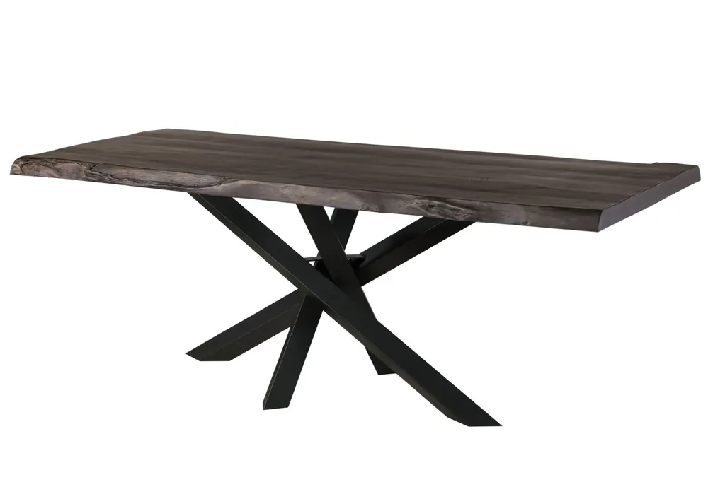 Must-Have Baumtisch Mango 180x90x79 grau lackiert / Mikado-Beine anthrazit matt FREEFORM 5