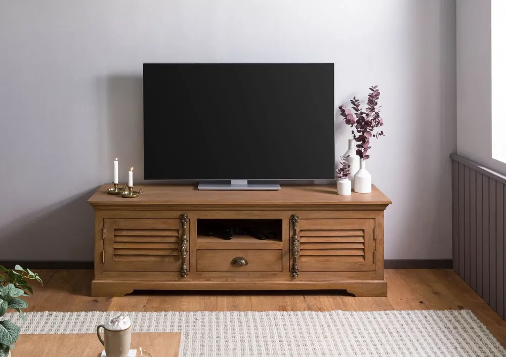 Markenware TV-Board Mango 170x45x55 beige geölt TOULOUSE #11