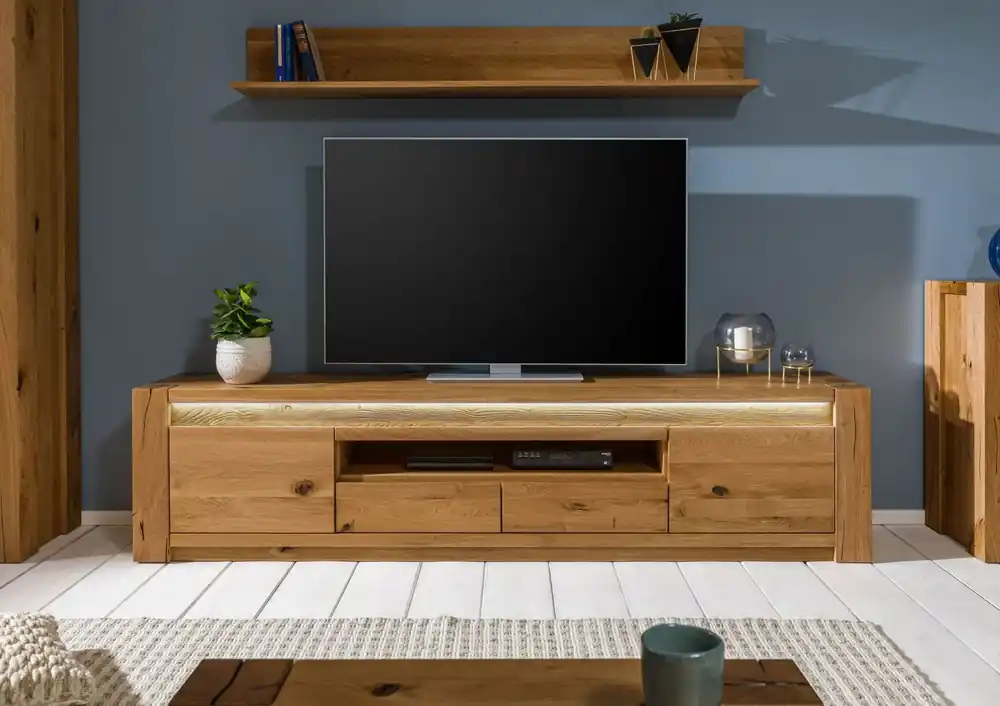TV-Board Wildeiche 223x40x53 braun geölt KENT #332 Saisonangebot