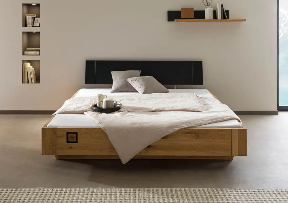 Neu Bett Wildeiche 180x200x81 natur geölt/lackiert KITZBÜHEL #142