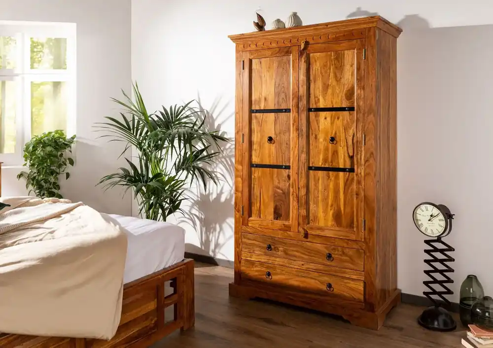 OXFORD Schrank #0419 Akazie honig massiv Schneller Versand