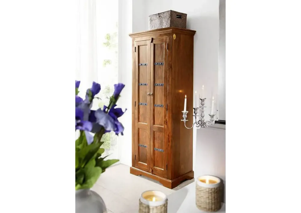 Sofort Bestellen Schrank Akazie 73x45x180 honig lackiert OXFORD #0901