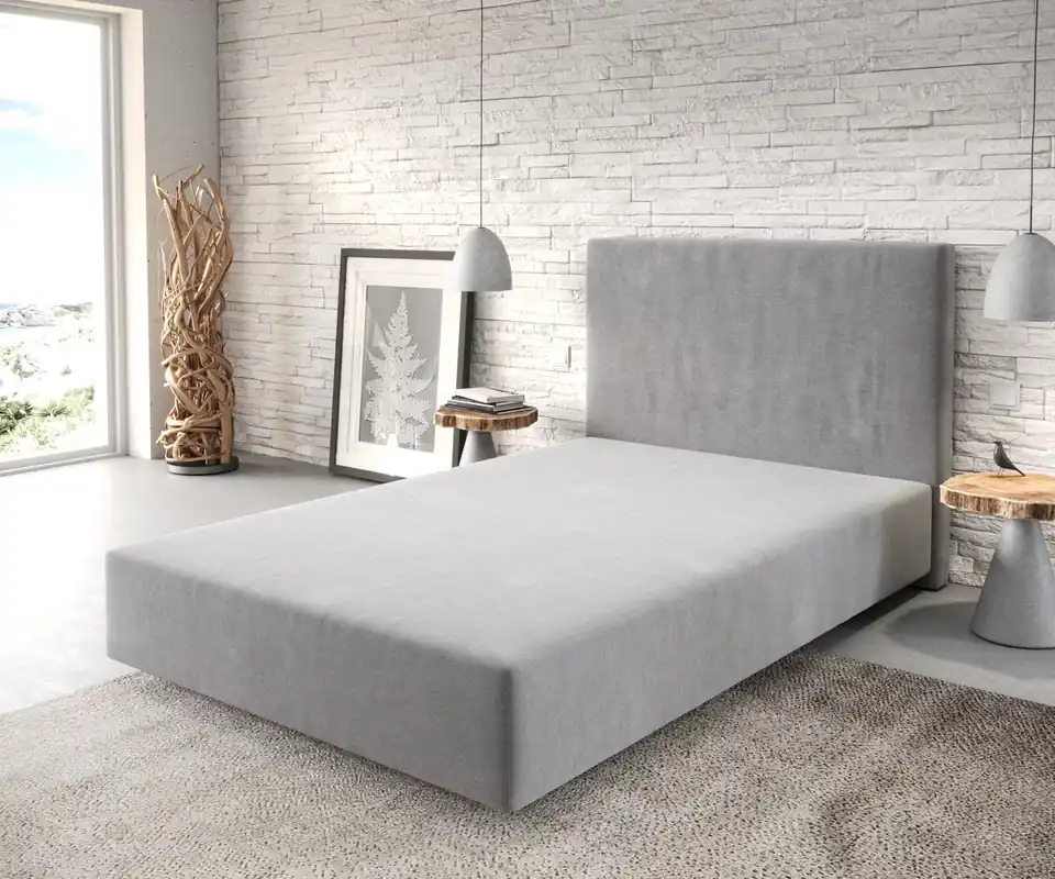 Highlight Boxspringgestell Dream-Well 120x200 cm Mikrofaser Grau