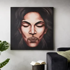Gemälde Prince 120x120 cm Mehrfarbig Recyceltes Metall Top-Preis