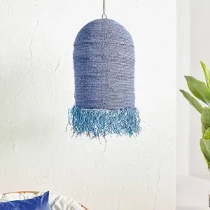 Top-Angebot Lampenschirm Kubu-Kubu Ø 55x75 cm Violett aus Wasserhyazinthe