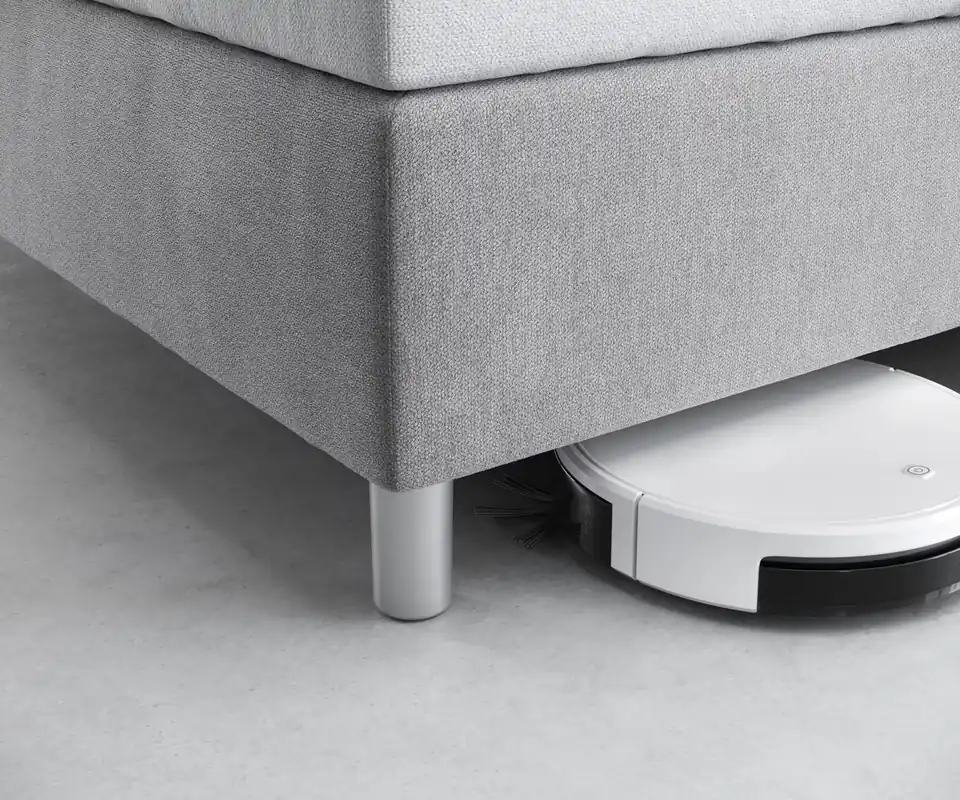 Sonderaktion Dream Fußvariantenset Boxspringsystem alufarbig Füße Bodenfreiheit 10 cm für Bettbreite 140/160/180/200