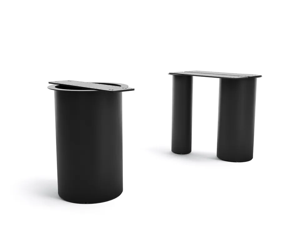 Abverkauf Tischgestell Troa Metall Schwarz für Tischplatten ab 200 cm