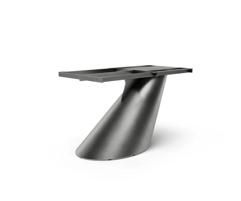 Preisreduziert Tischgestell Cono Metallic Silber