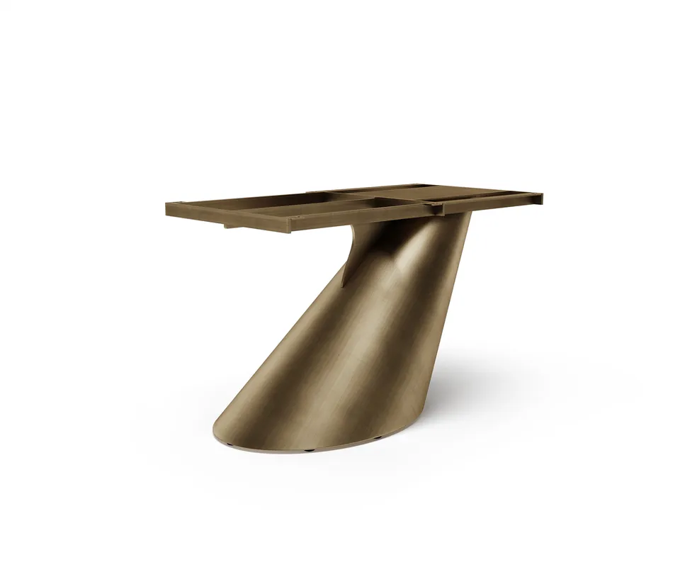 Tischgestell Cono Metallic Gold Preiswert
