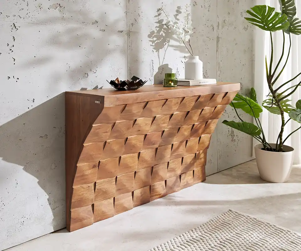 Wochenendangebot Konsole Eremos 120x35 cm Akazie Natur