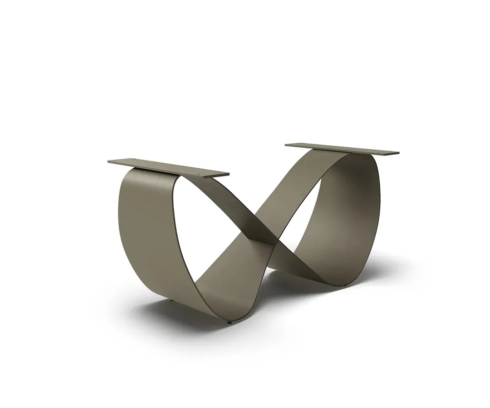 Tischgestell Infinity Metall Effektfinish Titan Ausziehtisch von 180-300 cm Neue Kollektion