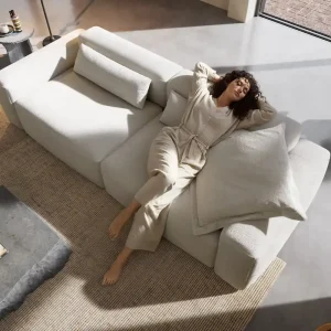 Big-Sofa Freestyle Pure 280x110 cm Bouclé Soft Beige Schneller Versand