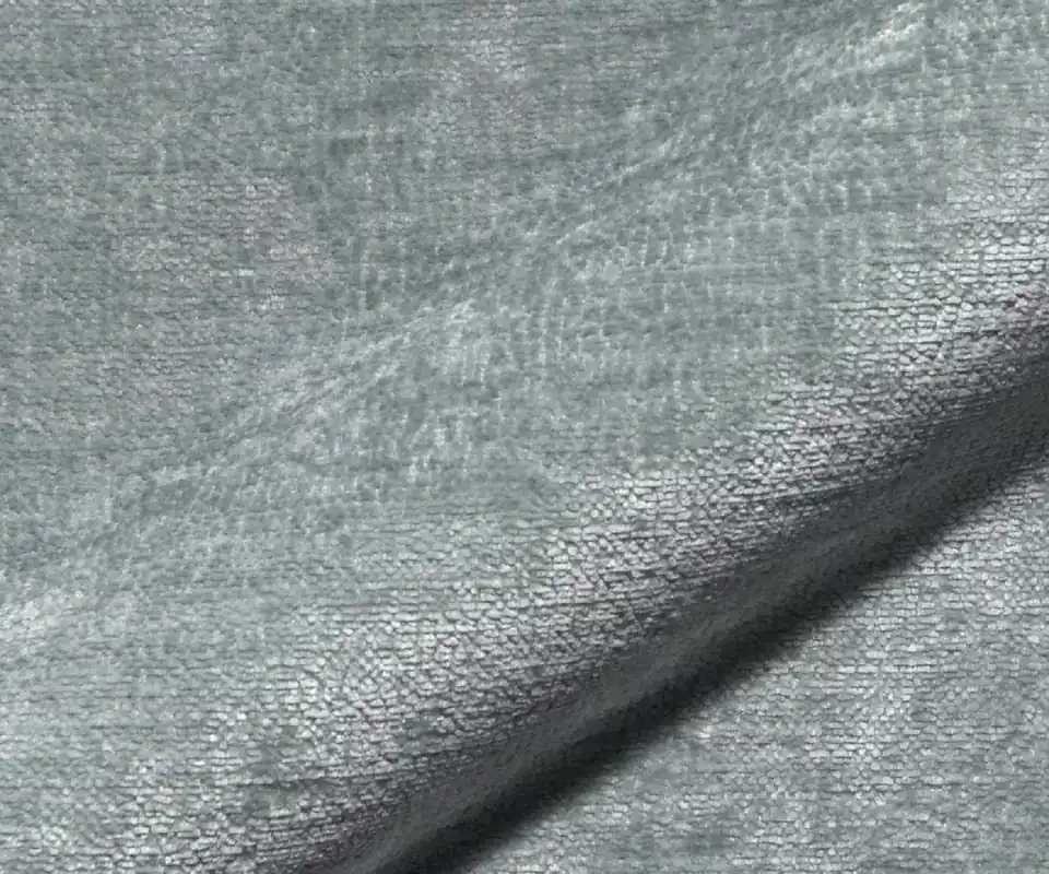 Begrenztes Angebot Stoffmuster Flex Chenille Pastellblau
