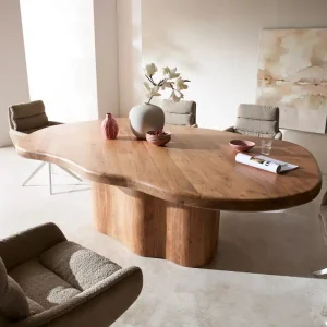 Aktuell Esstisch Herkon 240x140 Akazie Natur Holzgestell